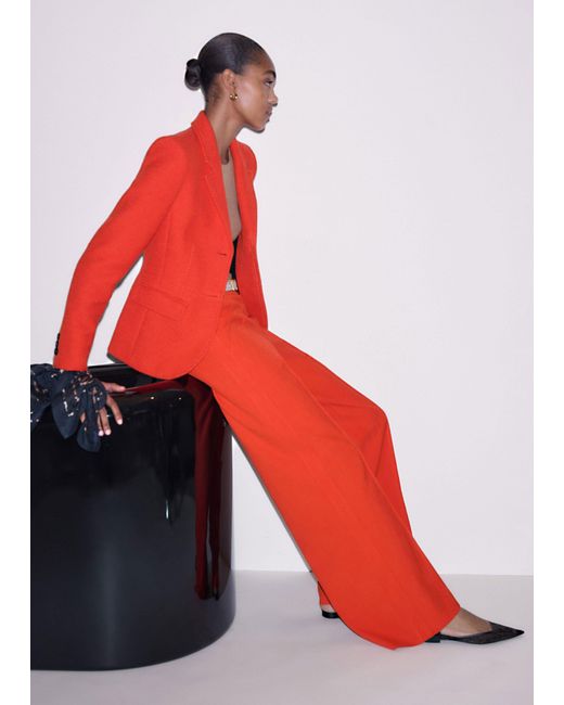 ME+EM Red Event Ready Corset Jacket