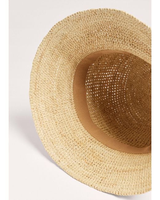 ME+EM Natural Raffia Hat