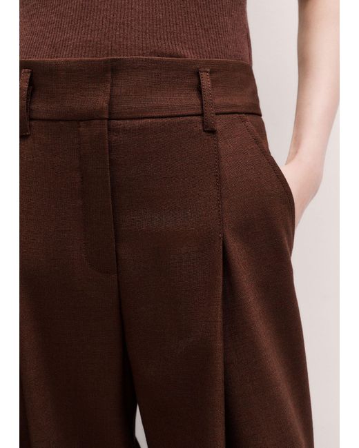ME+EM Black Wide Leg Trouser