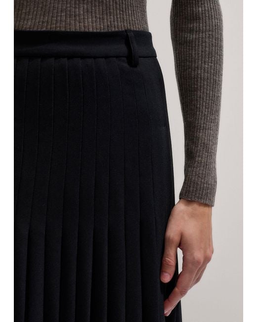 ME+EM Blue Dramatic Full Length Skirt