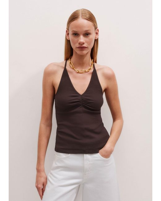 ME+EM Black Ultimate Halterneck Vest