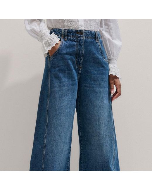 ME+EM Blue Engineered Relaxed Jean Mid