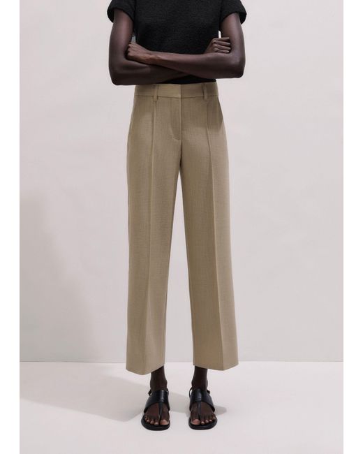 ME+EM Multicolor Straight Crop Pant