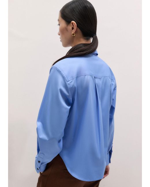 ME+EM Blue Perfectly Proportioned Shirt