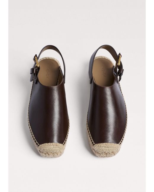 ME+EM Brown Slingback Espadrille