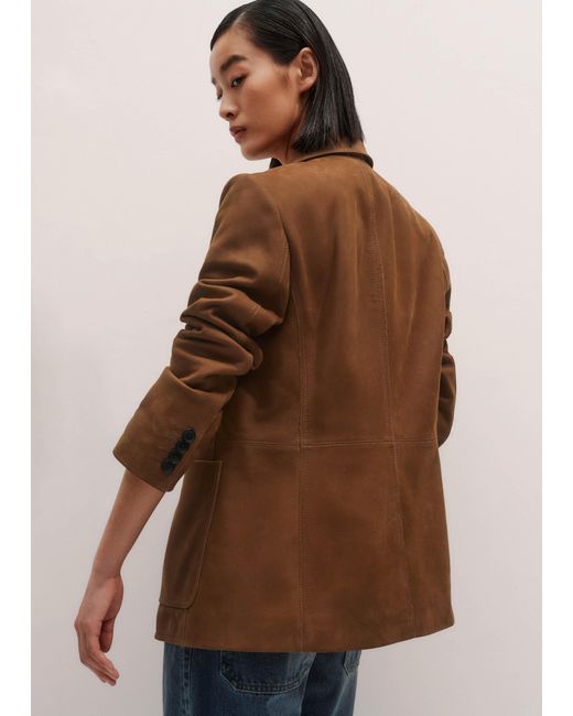 ME+EM Blue Forever Patch Pocket Blazer