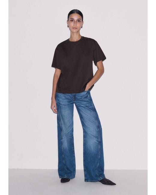 ME+EM Black Oversized Tee