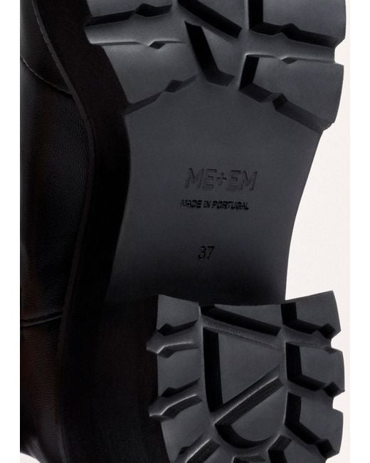 ME+EM Black Zip Front Boot