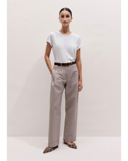 ME+EM Gray Summer Clever Pant