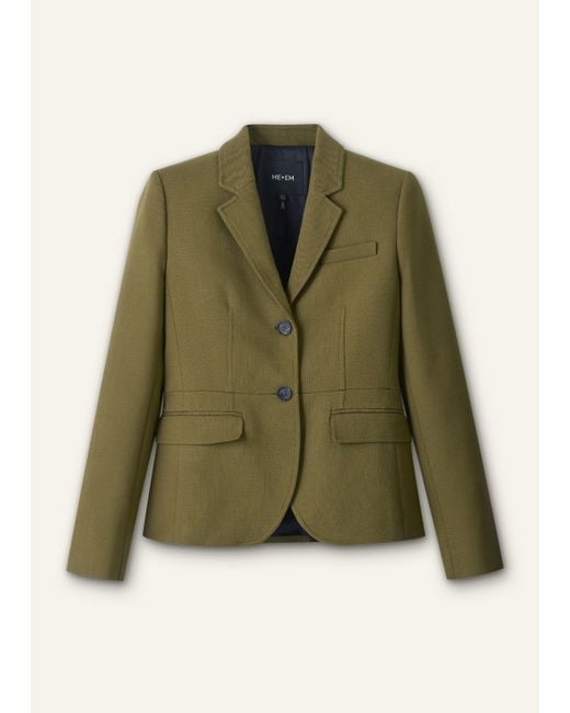 ME+EM Green Event Ready Corset Jacket