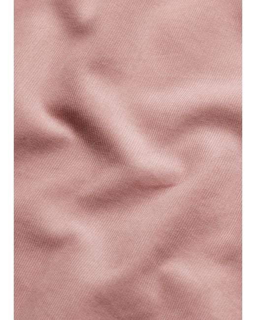 ME+EM Pink Super Soft Micro Cord Blouse