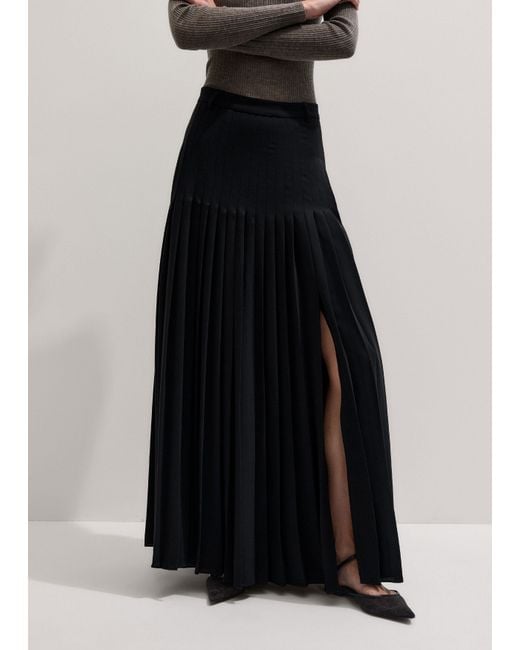 ME+EM Blue Dramatic Full Length Skirt