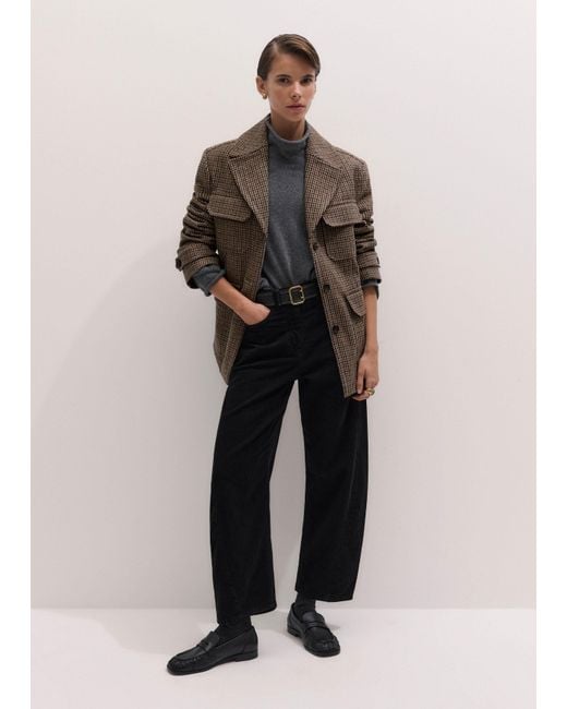 ME+EM Black Engineered Barrel Trouser