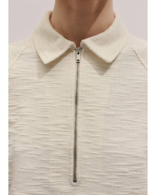 ME+EM Natural Textured Jersey Swing Top