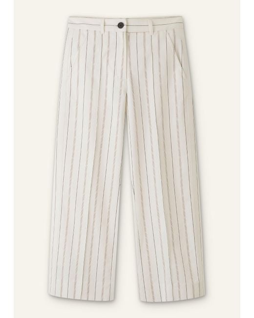ME+EM Multicolor Straight-Leg Crop Trouser