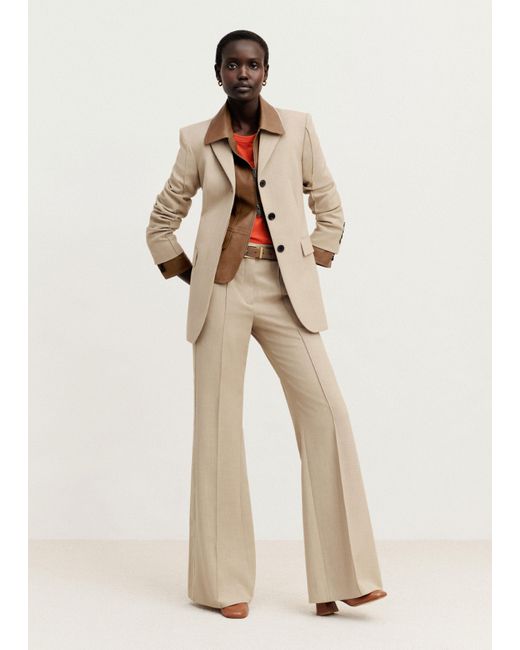 ME+EM Natural High Waist Slim Contour Blazer