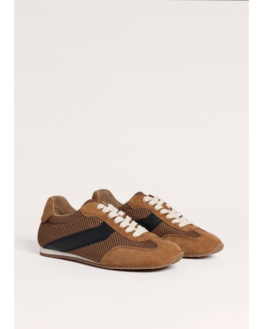 ME+EM Brown Retro Runner Sneaker