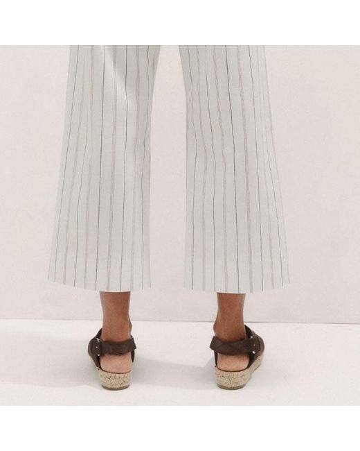 ME+EM Multicolor Straight-Leg Crop Trouser