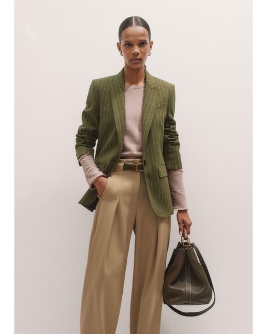 ME+EM Brown Raw Edge Feminine Sweatshirt