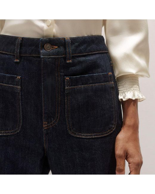 ME+EM Blue Subtle Flare Jean