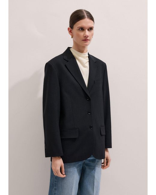 ME+EM Black Oversized Blazer