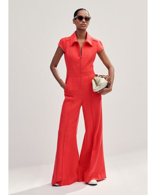 ME+EM Textured Jumpsuit
