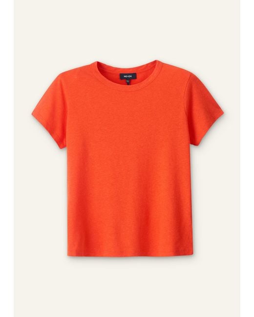 ME+EM Orange Soft Washed Tee