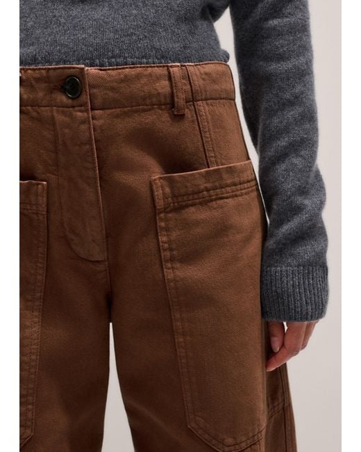 ME+EM Multicolor Wide Taper Pant