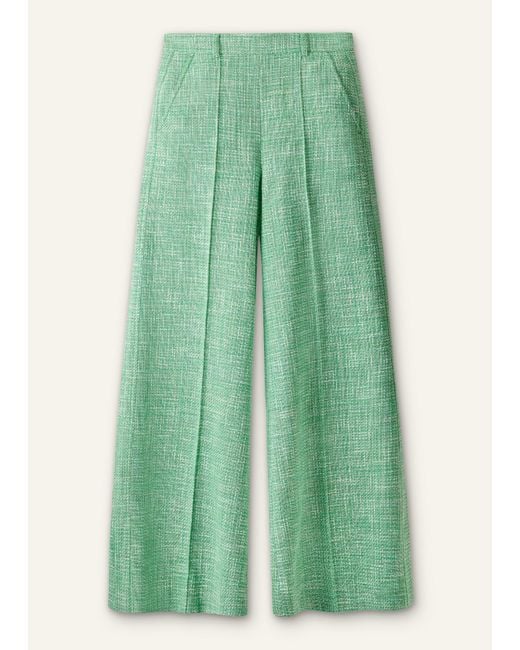 ME+EM Green Wide-Leg Pant
