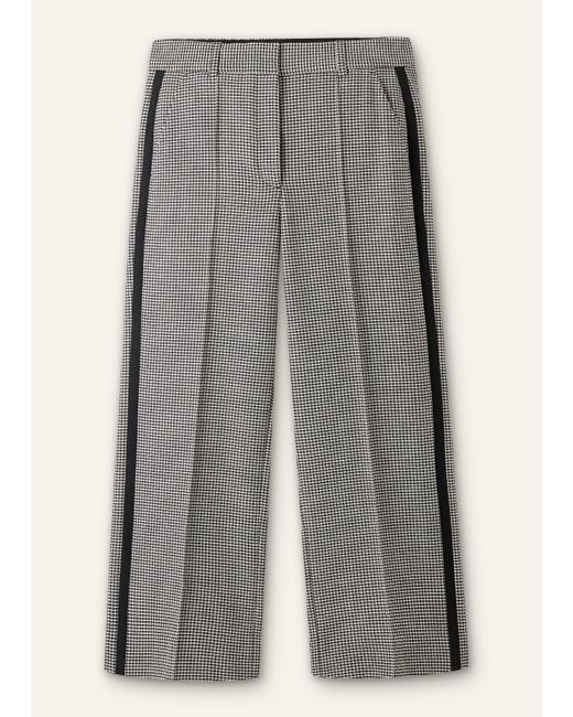 ME+EM Gray Straight Crop Trouser