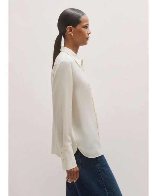 ME+EM Natural Silk Shirt