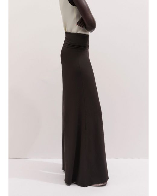 ME+EM Black Super Wide Palazzo Pant