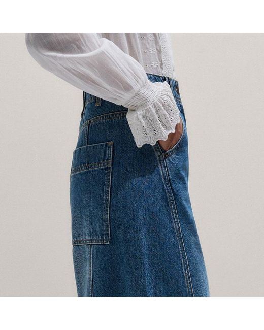 ME+EM Blue Engineered Relaxed Jean Mid