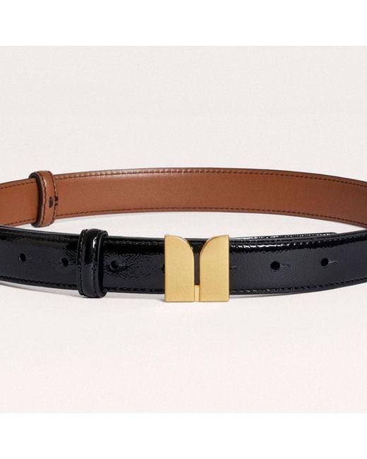 ME+EM Multicolor Logo Pin Buckle Reversible Belt