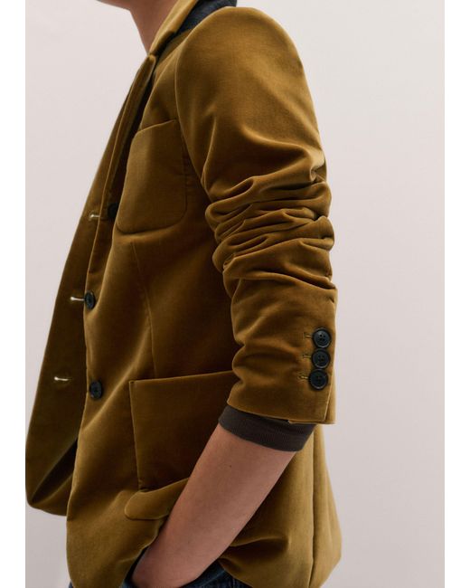 ME+EM Green Patch Pocket Jacket
