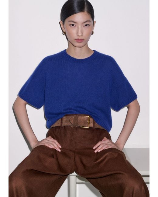 ME+EM Brown 55Mm Wide Waist Belt