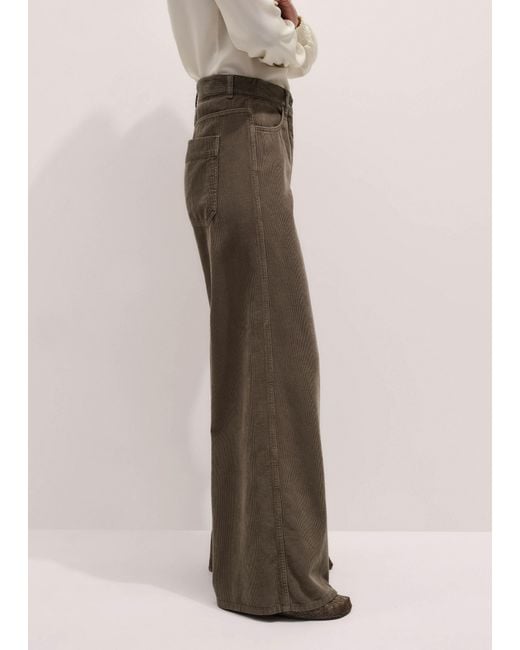 ME+EM Am-Pm Wide-Leg Pant in Natural | Lyst