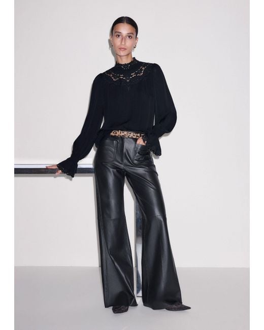 ME+EM Blue Patch Pocket Boot Cut Trouser