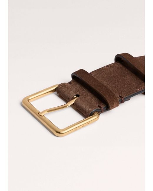 ME+EM Brown 55Mm Wide Waist Belt