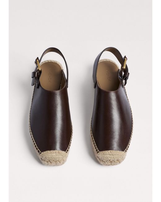 ME+EM Brown Slingback Espadrille