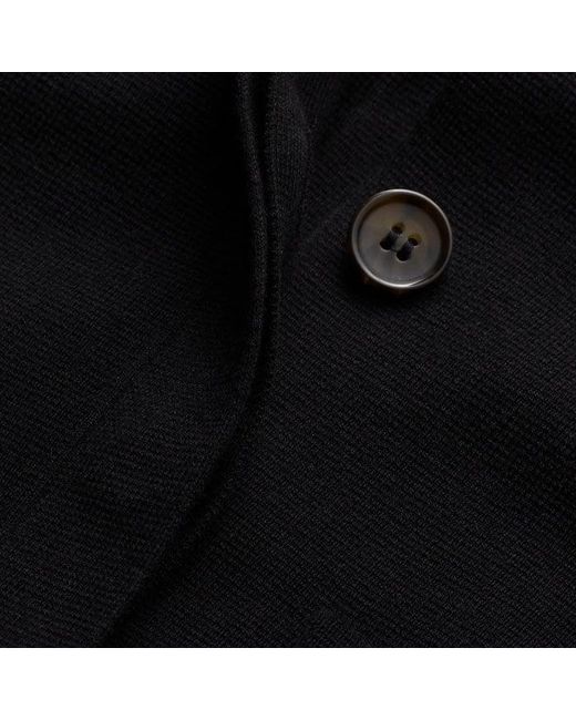 ME+EM Black Milano Knit Short Sleeve Jacket