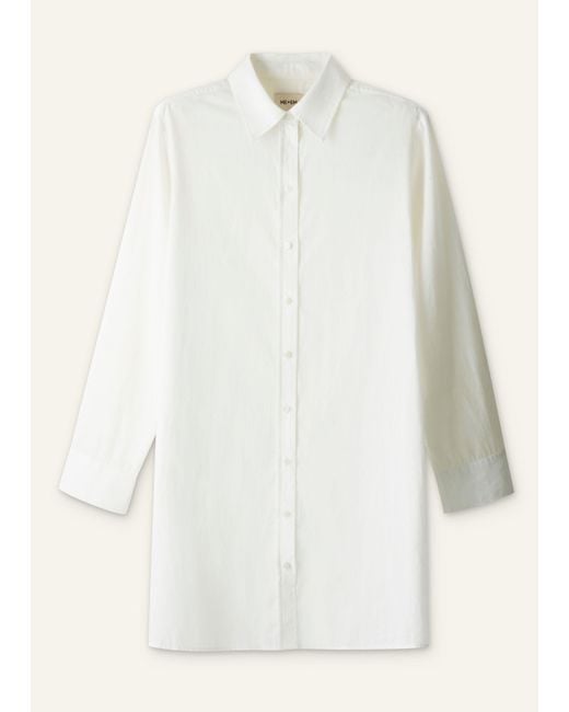 ME+EM Brown Relaxed Swing Short Shirt Dress