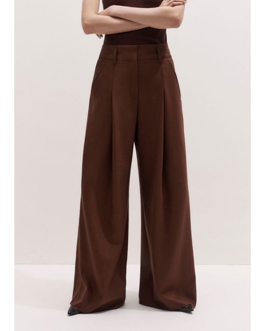 ME+EM Black Wide Leg Trouser
