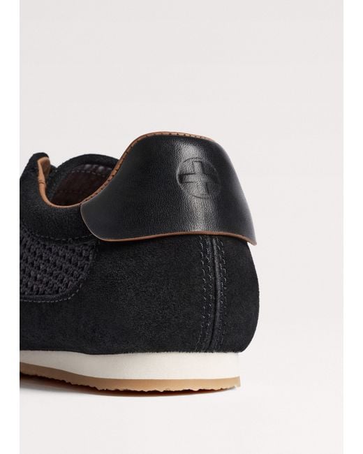 ME+EM Black Retro Runner Sneaker