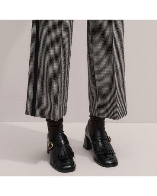 ME+EM Gray Straight Crop Trouser