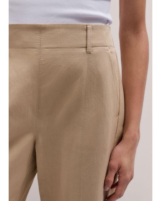 ME+EM Natural Straight Crop Trouser