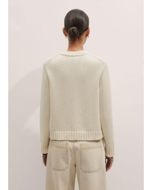 ME+EM Natural Cotton Bracelet Sleeve Cropped Cardigan