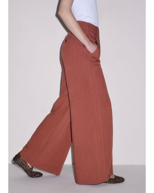 ME+EM White Super Wide Tailored Trouser