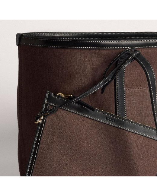 ME+EM Brown Reversible Tote