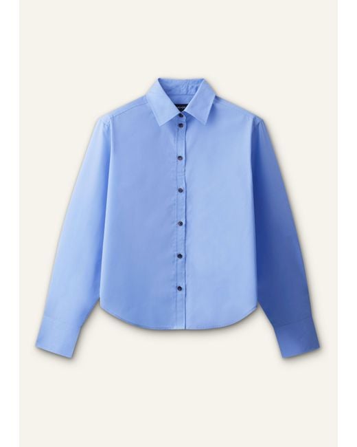 ME+EM Blue Perfectly Proportioned Shirt